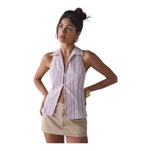 Urban Outfitters Party Girl Striped Sleeveless Top XXS